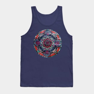 Raspberry Mandala Tank Top